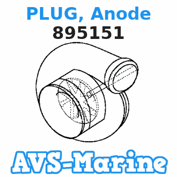 895151 PLUG, Anode Mercury