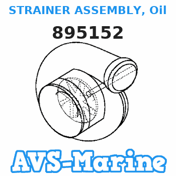 895152 STRAINER ASSEMBLY, Oil Mercury