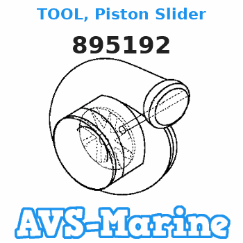 895192 TOOL, Piston Slider Mercury