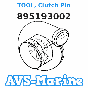 895193002 TOOL, Clutch Pin Mercury