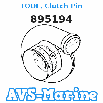 895194 TOOL, Clutch Pin Mercury
