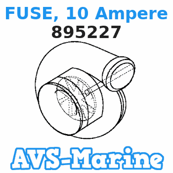 895227 FUSE, 10 Ampere Mercury