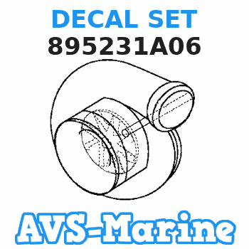 895231A06 DECAL SET Mercury