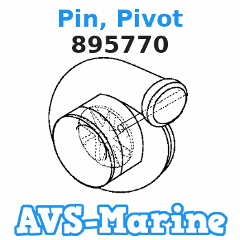 895770 Pin, Pivot Mercury