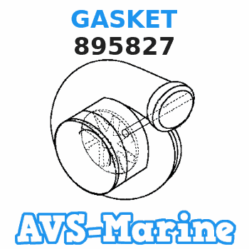 895827 GASKET Mercury