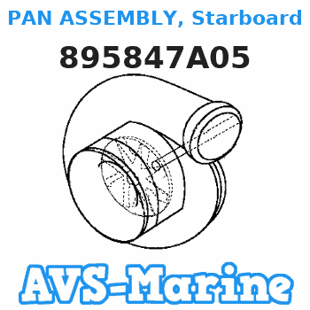 895847A05 PAN ASSEMBLY, Starboard Mercury