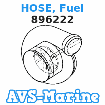 896222 HOSE, Fuel Mercury