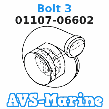 01107-06602 Bolt 3 Suzuki