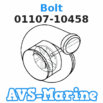 01107-10458 Bolt Suzuki