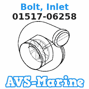 01517-06258 Bolt, Inlet Suzuki
