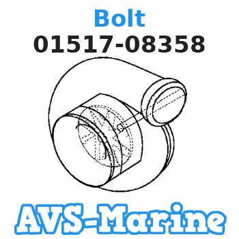 01517-08358 Bolt Suzuki