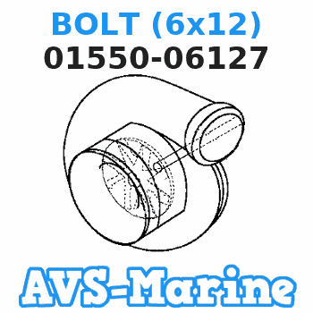 01550-06127 BOLT (6x12) Suzuki