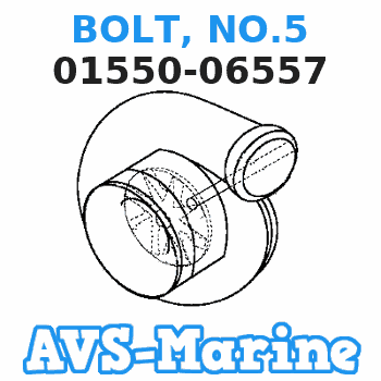 01550-06557 BOLT, NO.5 Suzuki