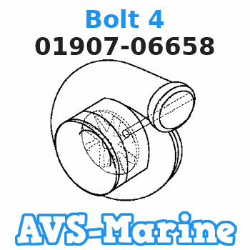 01907-06658 Bolt 4 Suzuki