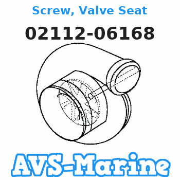 02112-06168 Screw, Valve Seat Suzuki