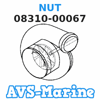 08310-00067 NUT Suzuki
