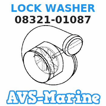08321-01087 LOCK WASHER Suzuki