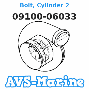 09100-06033 Bolt, Cylinder 2 Suzuki