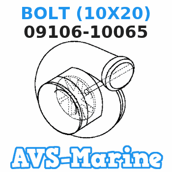 09106-10065 BOLT (10X20) Suzuki