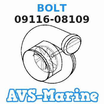09116-08109 BOLT Suzuki