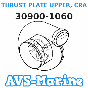 30900-1060 THRUST PLATE UPPER, CRANKSHAFT Tohatsu