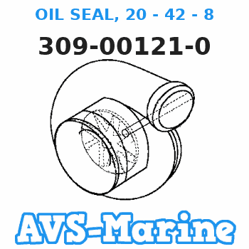 309-00121-0 OIL SEAL, 20 - 42 - 8 Tohatsu
