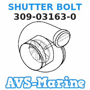 309-03163-0 SHUTTER BOLT Tohatsu