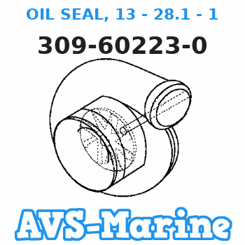 309-60223-0 OIL SEAL, 13 - 28.1 - 18 Tohatsu