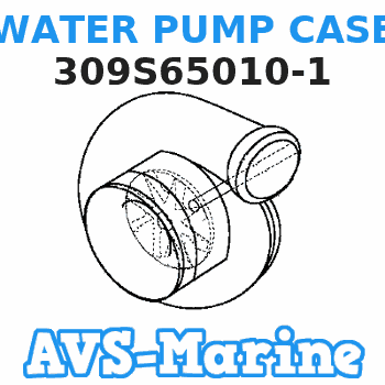 309S65010-1 WATER PUMP CASE Tohatsu