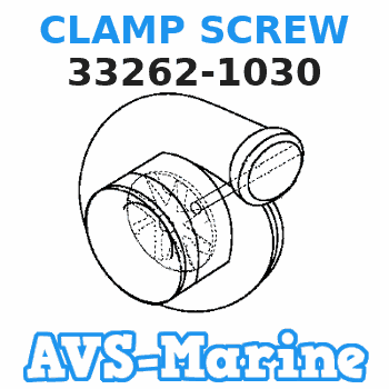 33262-1030 CLAMP SCREW Tohatsu