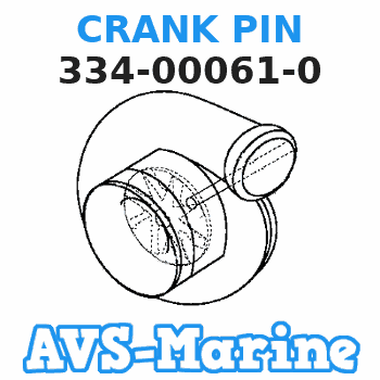 334-00061-0 CRANK PIN Tohatsu