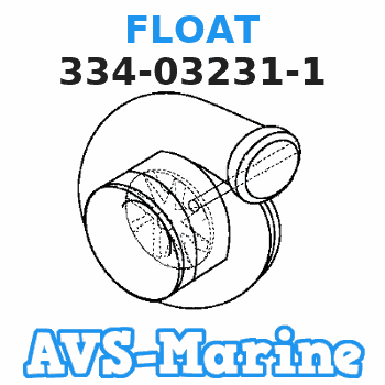 334-03231-1 FLOAT Tohatsu