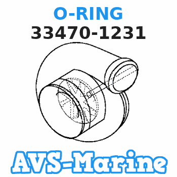 33470-1231 O-RING Tohatsu