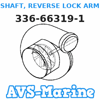 336-66319-1 SHAFT, REVERSE LOCK ARM Tohatsu