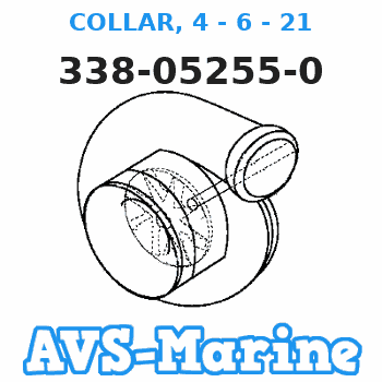 338-05255-0 COLLAR, 4 - 6 - 21 Tohatsu