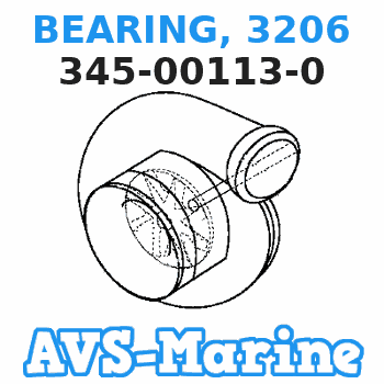 345-00113-0 BEARING, 3206 Tohatsu