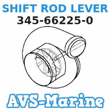 345-66225-0 SHIFT ROD LEVER Tohatsu