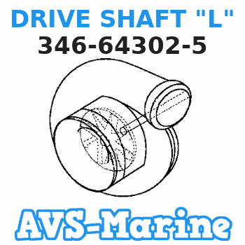 346-64302-5 DRIVE SHAFT "L" Tohatsu
