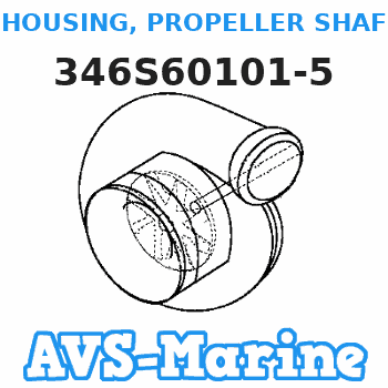 346S60101-5 HOUSING, PROPELLER SHAFT Tohatsu