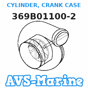 369B01100-2 CYLINDER, CRANK CASE Tohatsu