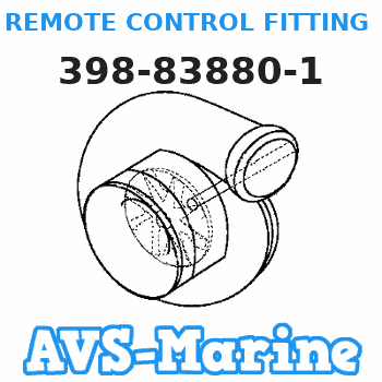 398-83880-1 REMOTE CONTROL FITTING PARTS Tohatsu