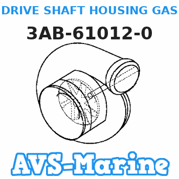 3AB-61012-0 DRIVE SHAFT HOUSING GASKET Tohatsu