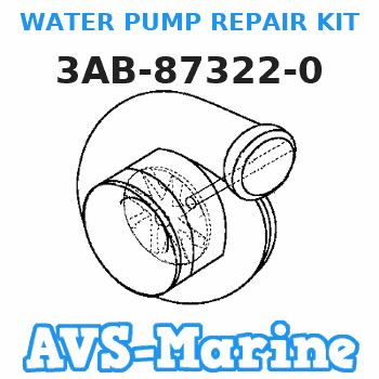 3AB-87322-0 WATER PUMP REPAIR KIT Tohatsu