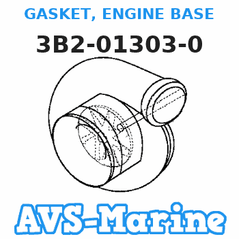3B2-01303-0 GASKET, ENGINE BASE Tohatsu