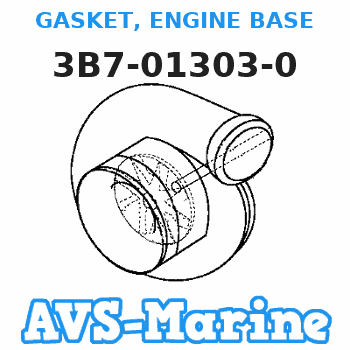 3B7-01303-0 GASKET, ENGINE BASE Tohatsu