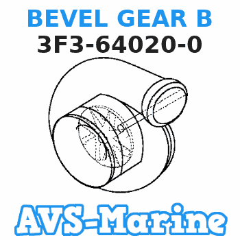 3F3-64020-0 BEVEL GEAR B Tohatsu