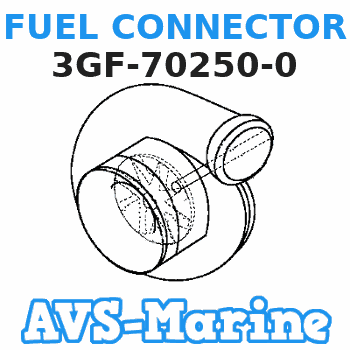 3GF-70250-0 FUEL CONNECTOR Tohatsu