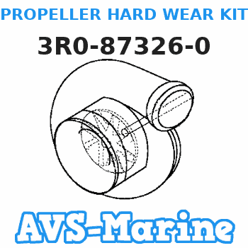 3R0-87326-0 PROPELLER HARD WEAR KIT Tohatsu