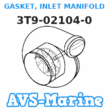 3T9-02104-0 GASKET, INLET MANIFOLD Tohatsu