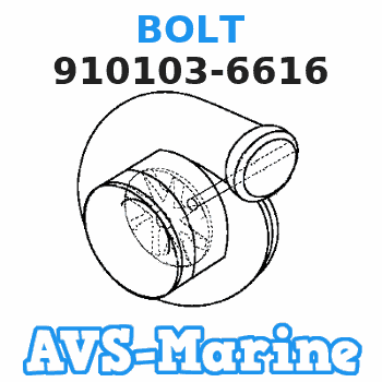 910103-6616 BOLT Tohatsu